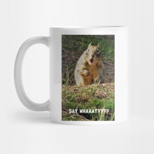 Surprised squirrel Mug